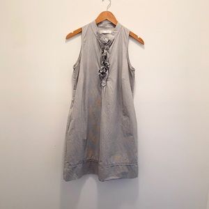 Cailey 22 Pinstripe Two Pocket Cotton Dress